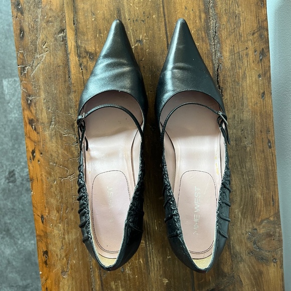 Nine West 8.5M vintage Mary-Jane leather heels, Y2K. - Picture 2 of 16